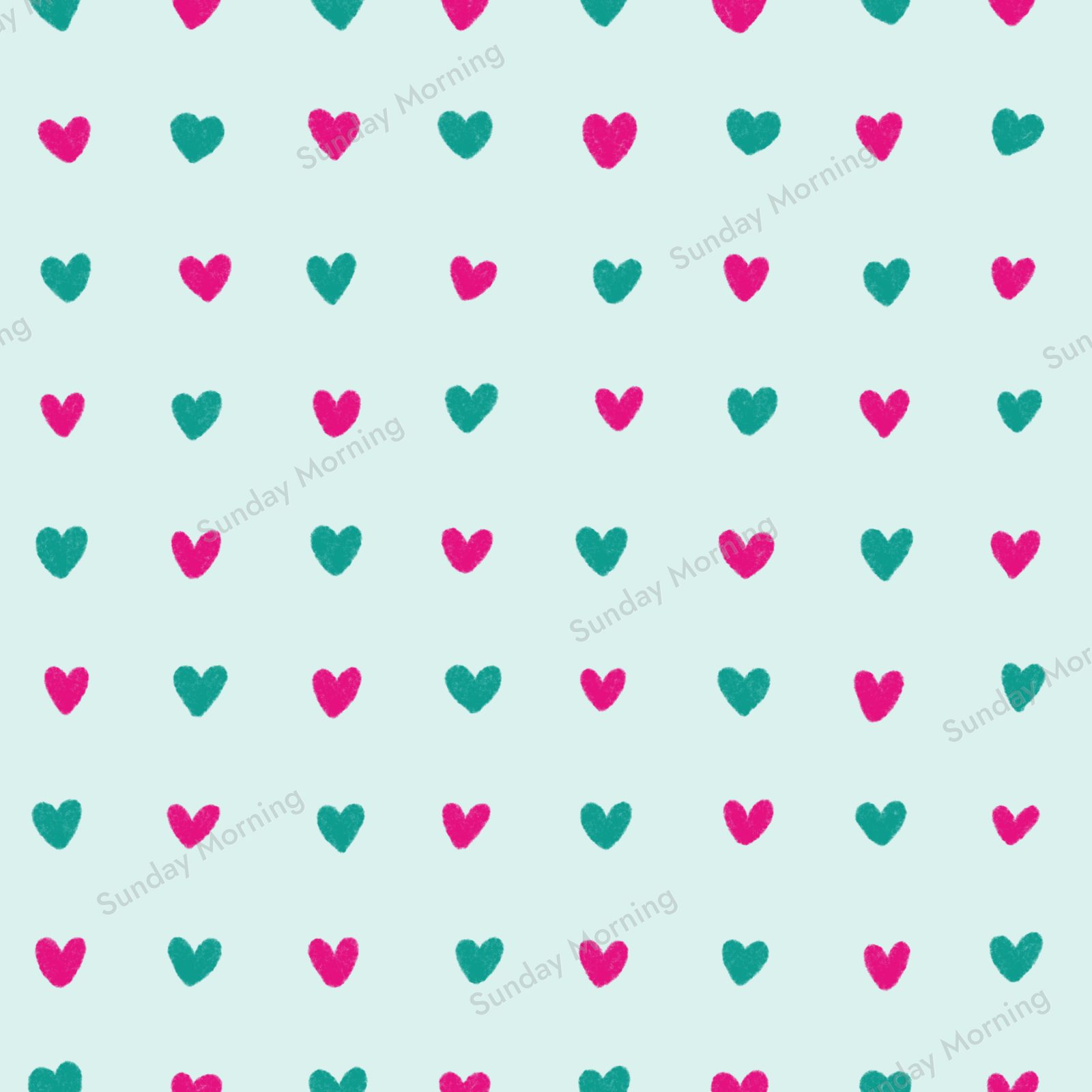 Utterly Smitten seamless pattern by Ines Santos