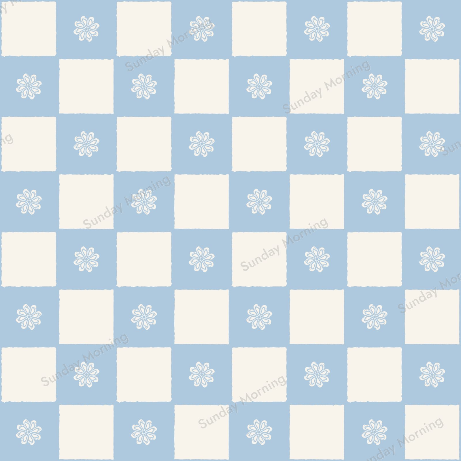 Farmstead Check seamless pattern by Ines Santos