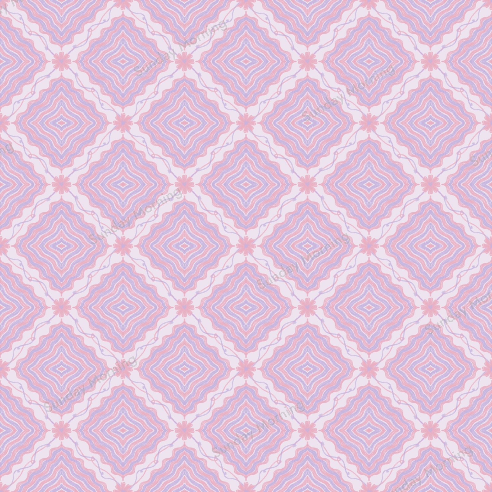 Velvet Ogee seamless pattern by Ines Santos
