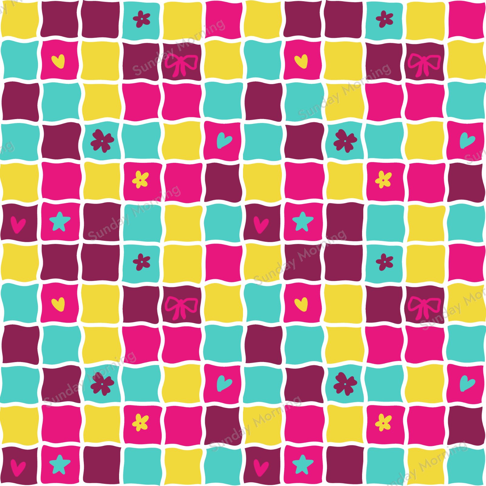 Best Friends seamless pattern collection cover