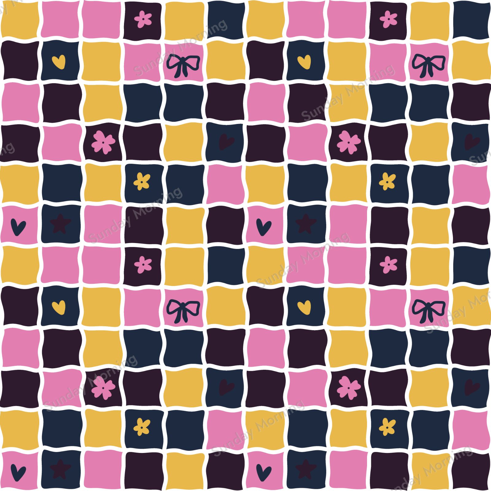Midnight Charm seamless pattern collection cover