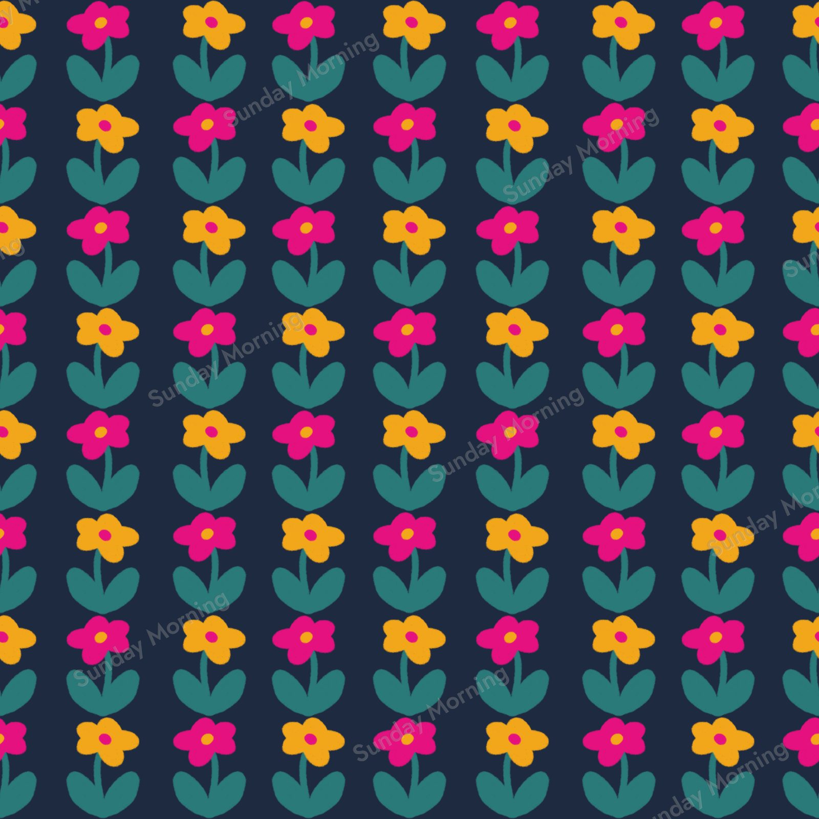 Midnight Bloom seamless pattern collection cover