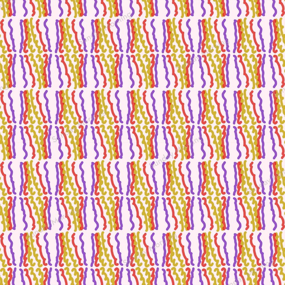 Cherry Twist, WVR-010, Squiggle Rain By Bea colourway