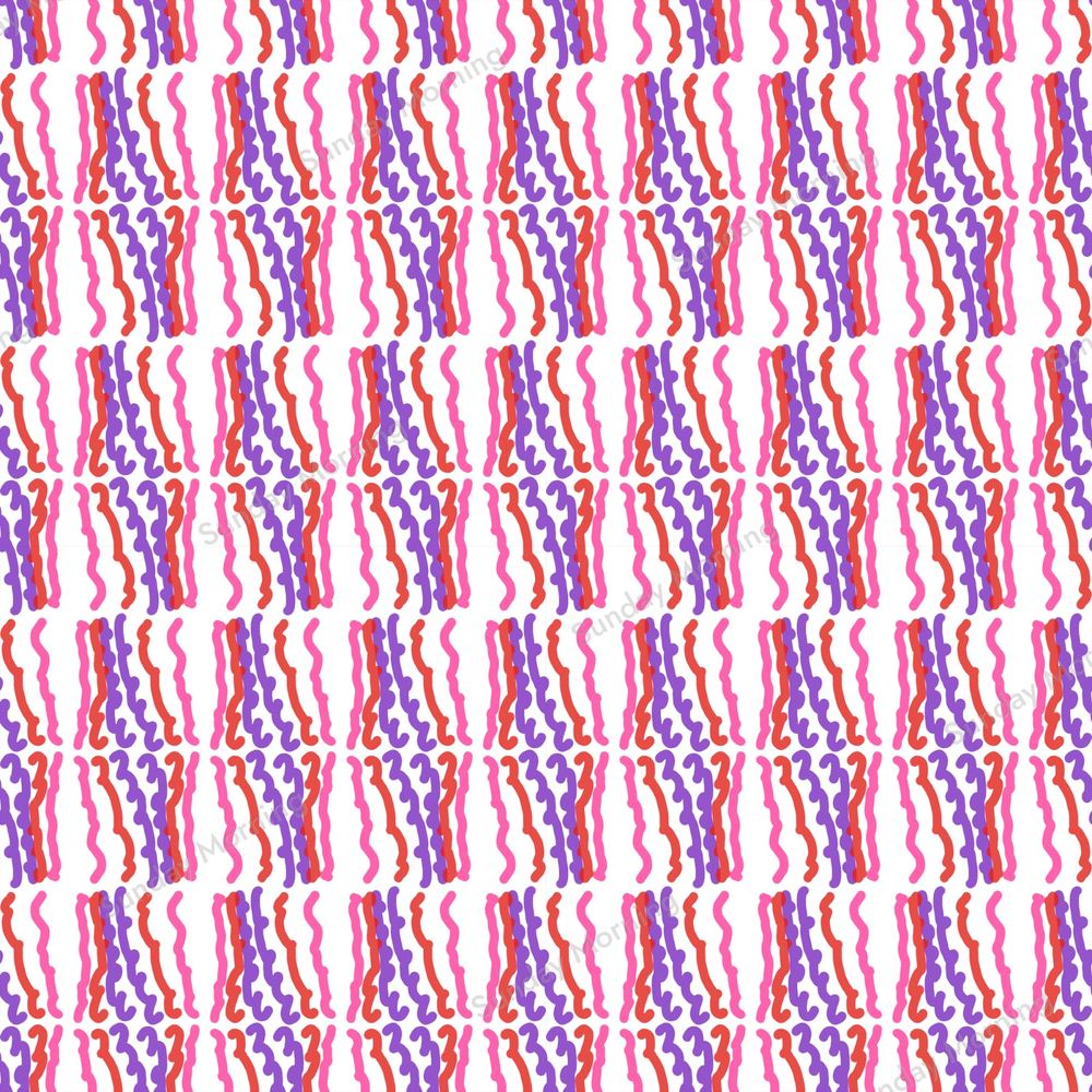 Cherry Bomb, WVR-001, Squiggle Rain By Bea colourway