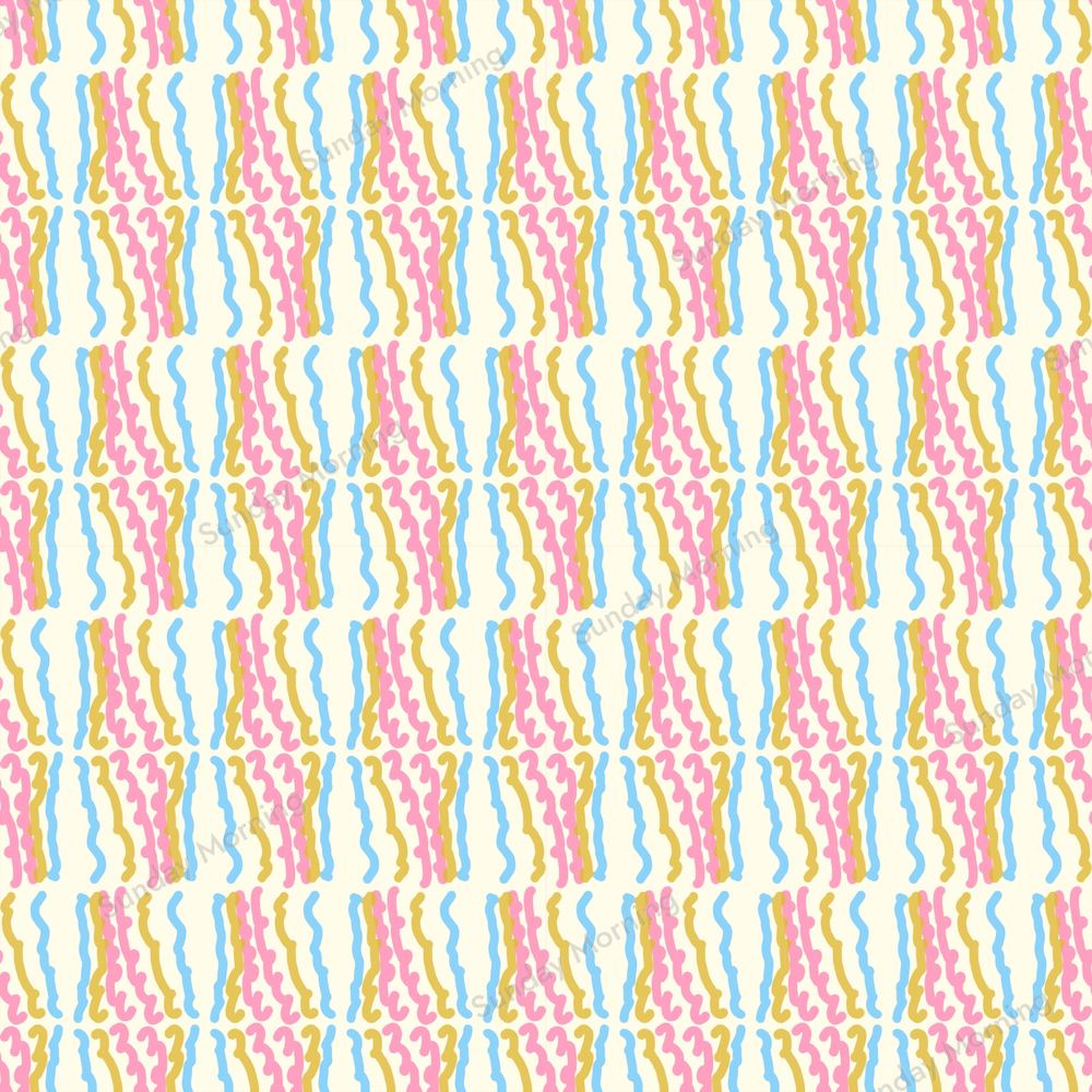 Sunshine Drizzle, WVR-020, Squiggle Rain By Bea colourway