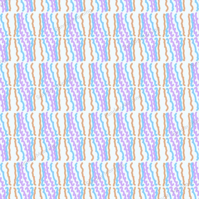 Baby Blue Bubble, WVR-016, Squiggle Rain By Bea colourway