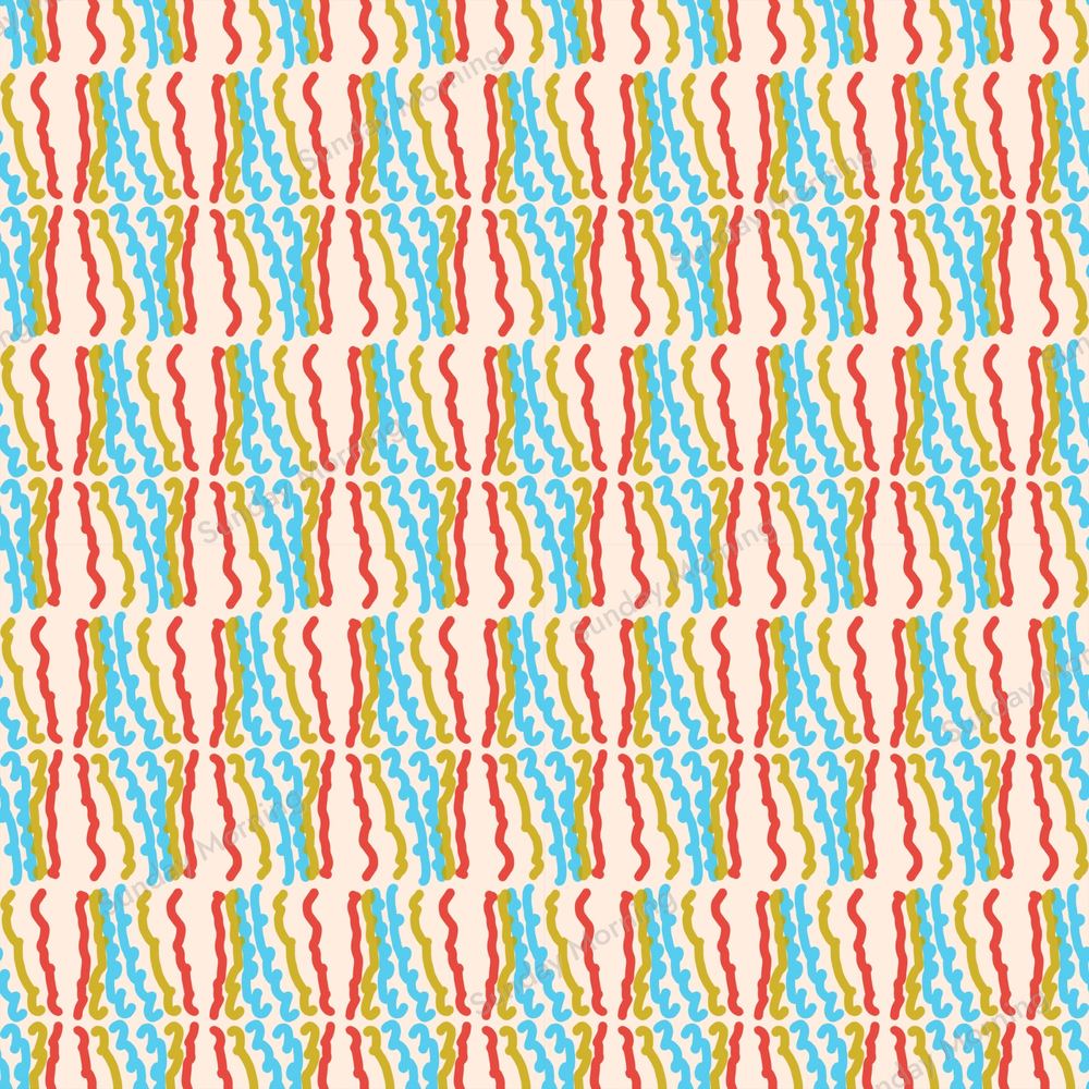 Sunny Pop, WVR-003, Squiggle Rain By Bea colourway