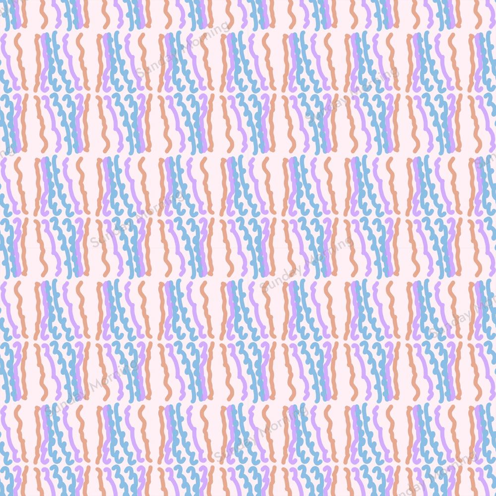 Petal Fizz, WVR-021, Squiggle Rain By Bea colourway