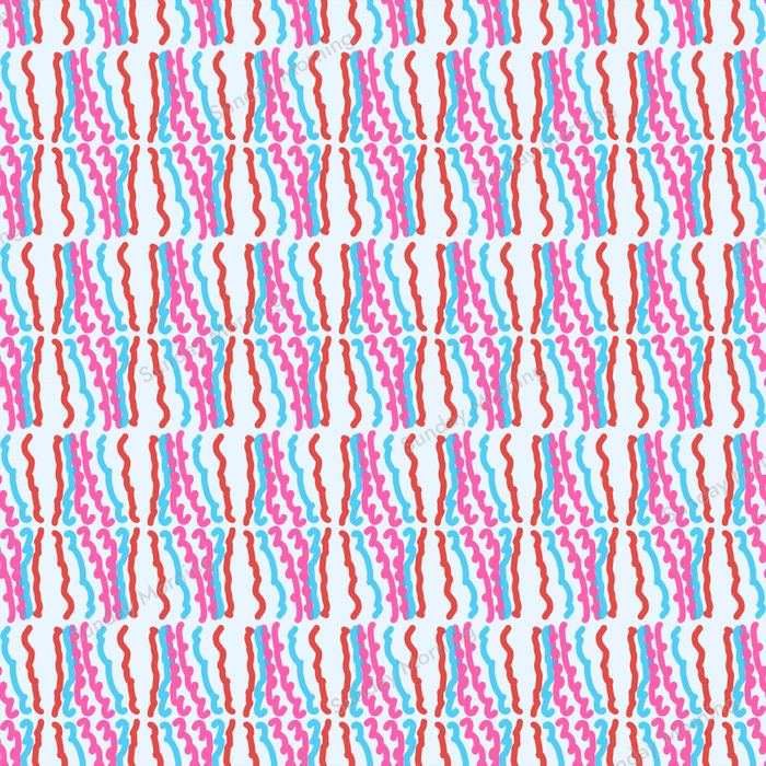 Bubblegum Sky, a Squiggle Rain By Bea colourway