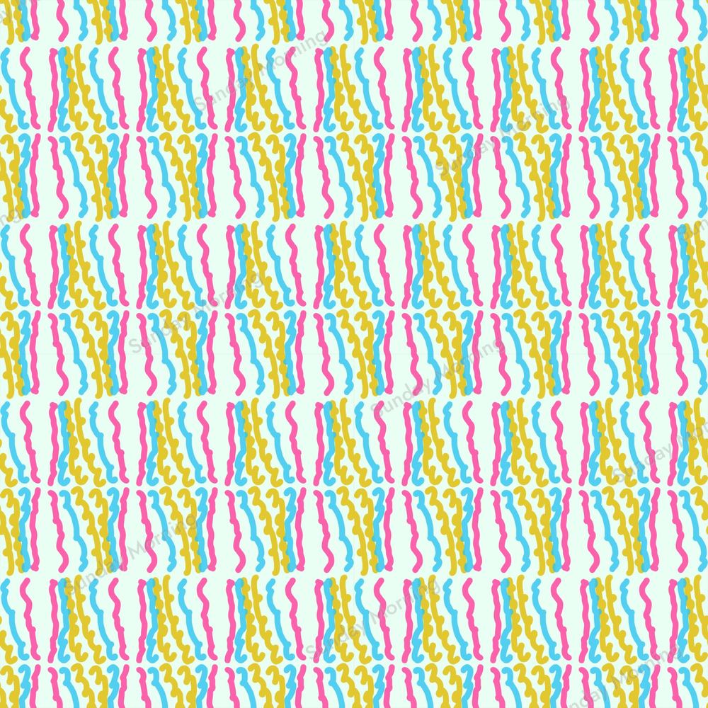 Ocean Candy, WVR-011, Squiggle Rain By Bea colourway