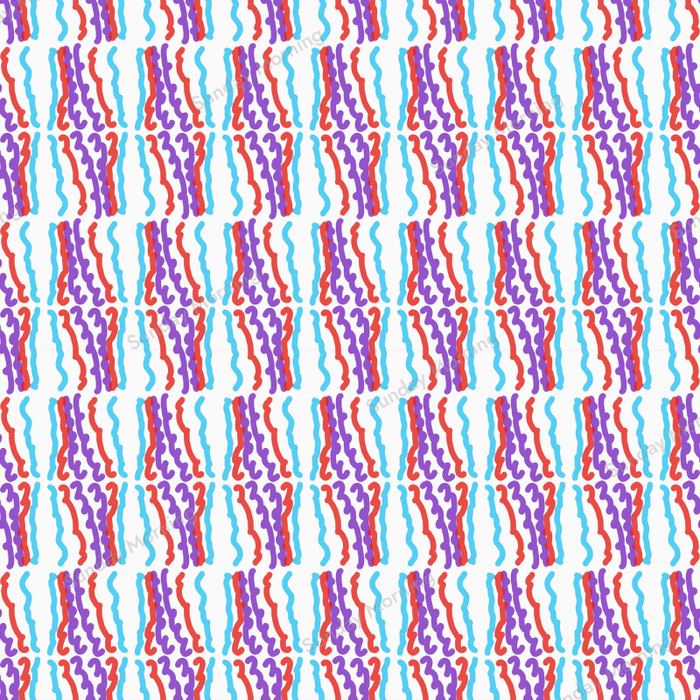 Rainbow Rain, a Squiggle Rain By Bea colourway
