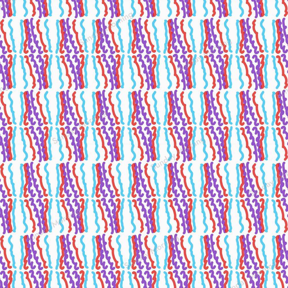 Rainbow Rain, WVR-012, Squiggle Rain By Bea colourway