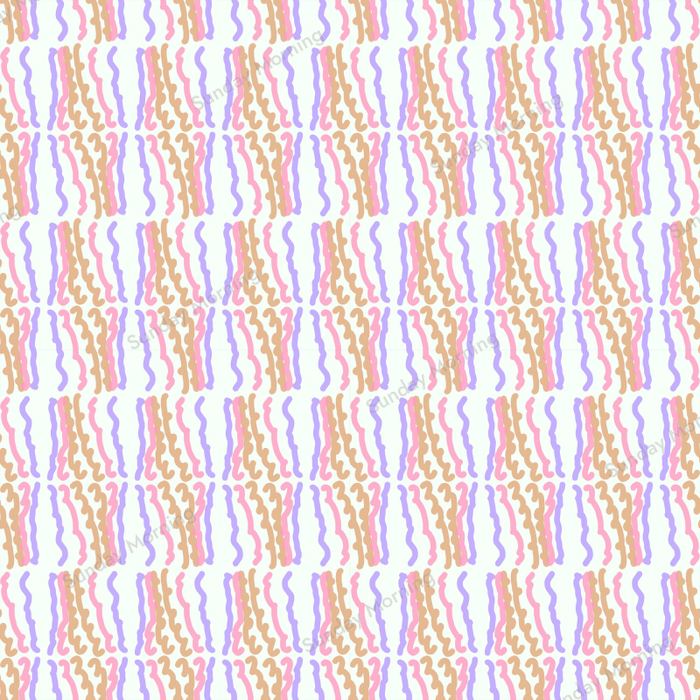 Marshmallow Dot, WVR-019, Squiggle Rain By Bea colourway