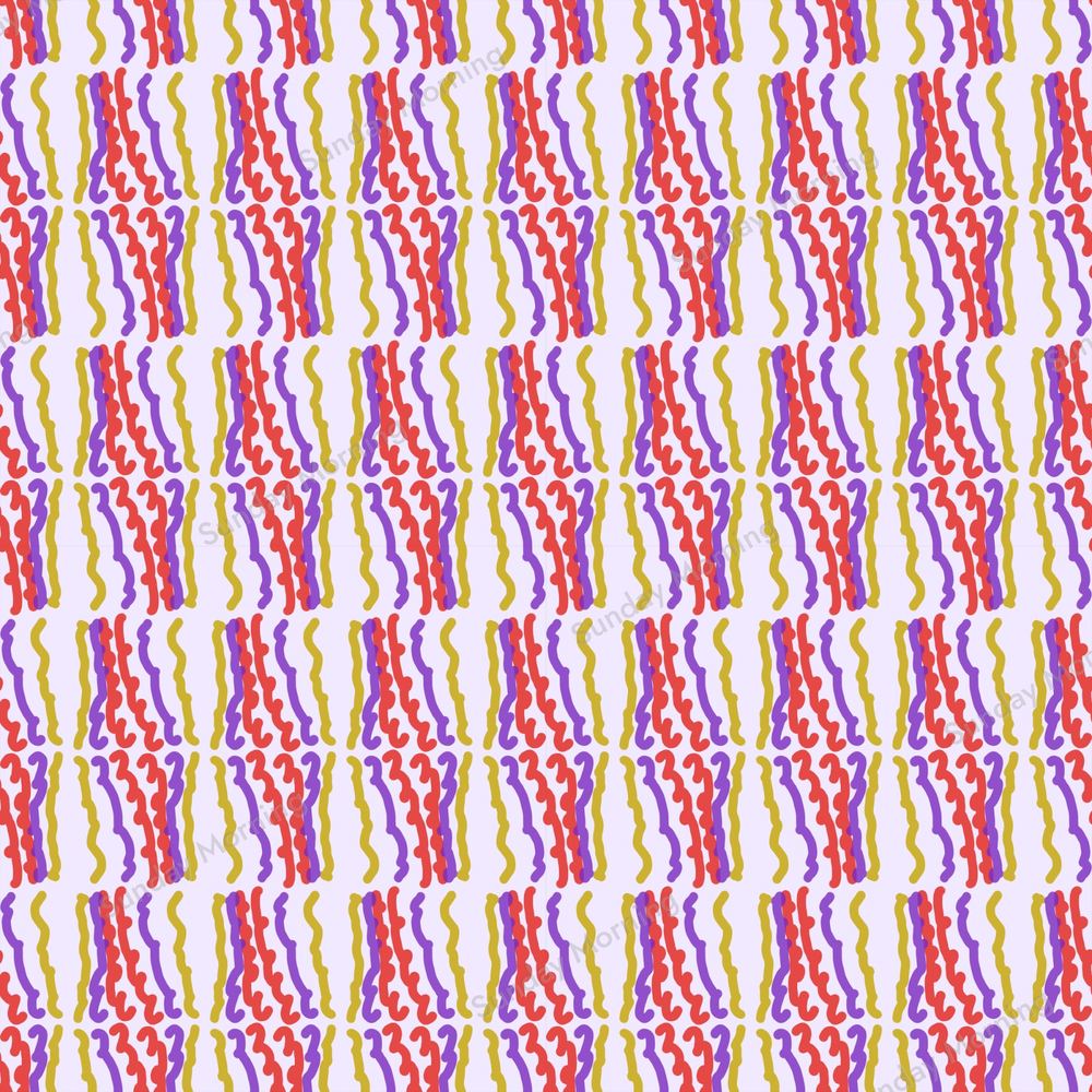 Grape Splash, WVR-008, Squiggle Rain By Bea colourway