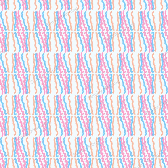 Sky Sorbet, a Squiggle Rain By Bea colourway