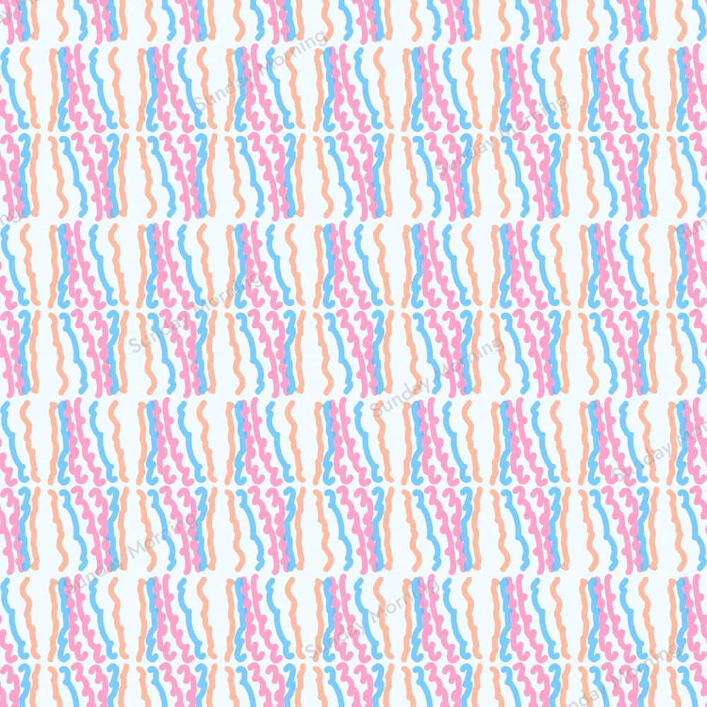 Sky Sorbet, WVR-023, Squiggle Rain By Bea colourway